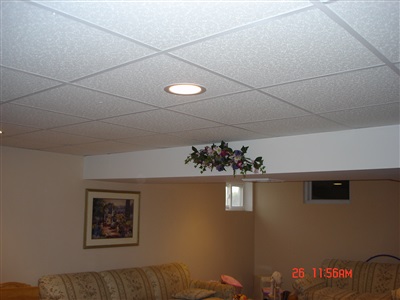 new ceiling for basement